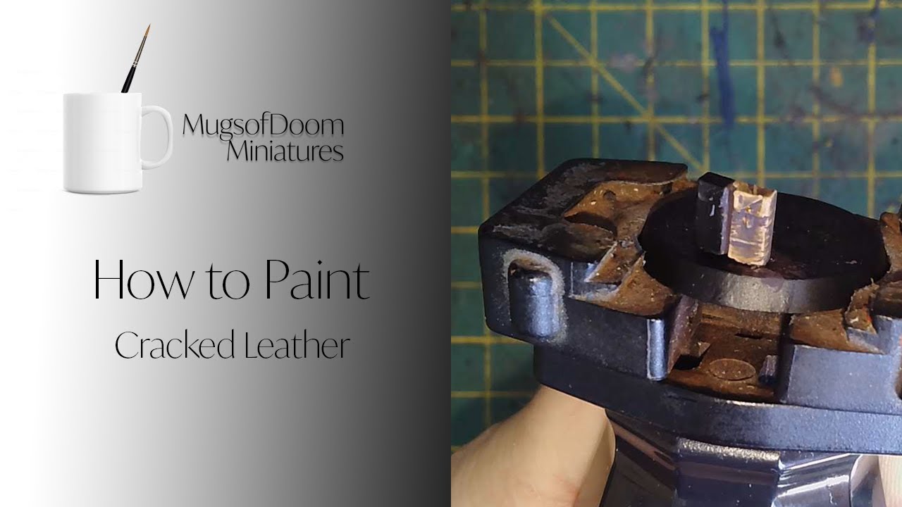 How to Paint Aged Cracked Leather YouTube