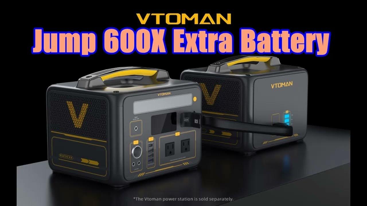 VTOMAN Jump 600X Extra Battery 640Wh ️What