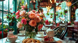 Delicious Breakfast in Spain with Smooth Jazz Music ☕Cozy Porch Coffee Shop Ambience for Work, Realx