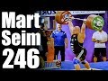 Mart seim 246kg clean and jerk  2017 european championship