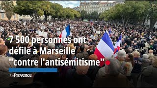7 500 personnes ont  défilé à Marseille  