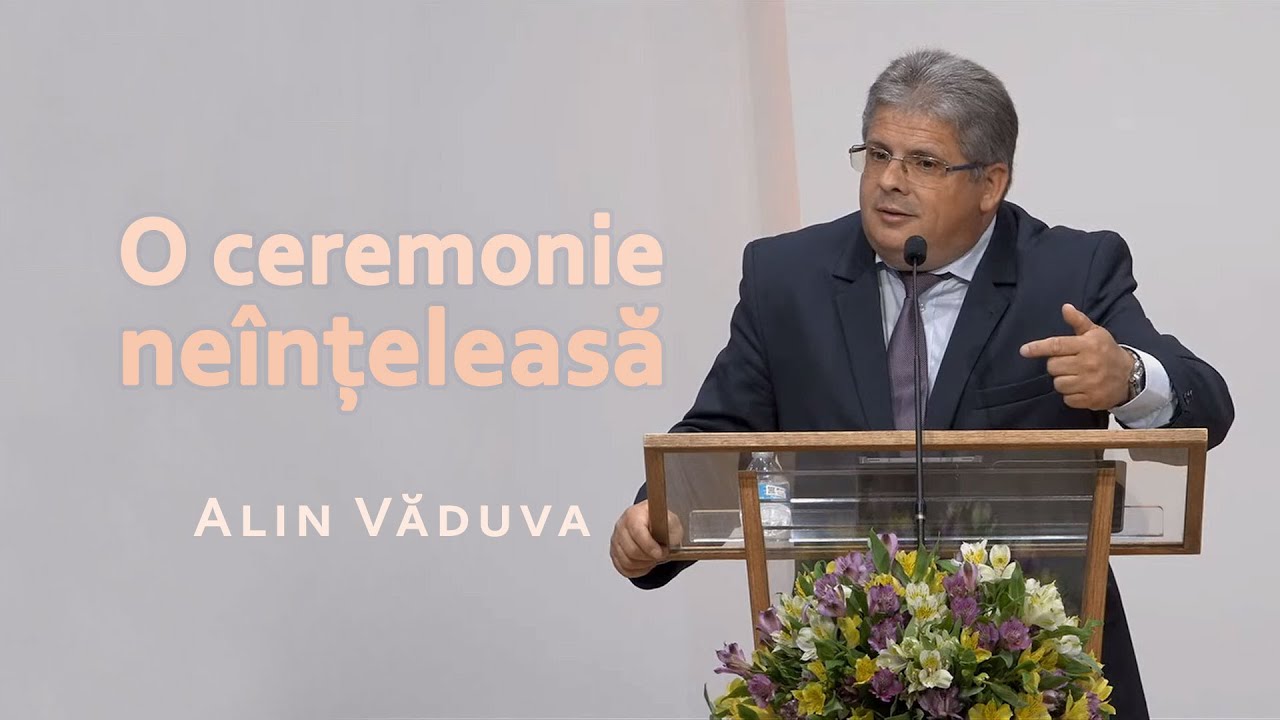 Alin Văduva - O ceremonie neînțeleasă