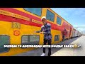 Mumbai to ahemdabad in double daker train  zaid ansari vlogs train ahmedabad vlogs
