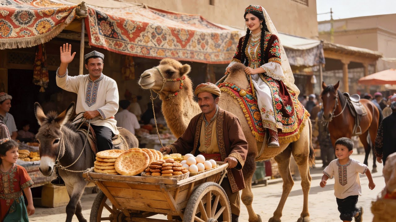 Китайско-казахстанский приграничный базар: повседневная жизнь уйгуров и кухня Кашгара