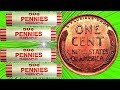 RECORD BREAKING OLD PENNIES FOUND! COIN ROLL HUNTING PENNIES | COIN QUEST