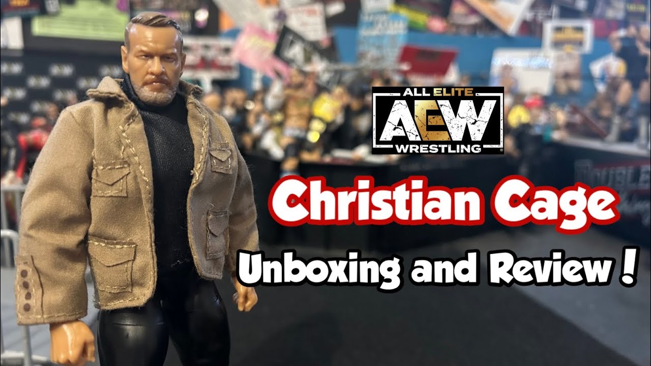 AEW FIGURE OF THE YEAR? - AEW Unrivaled Series 17 Christian Cage - Unboxing & Review!