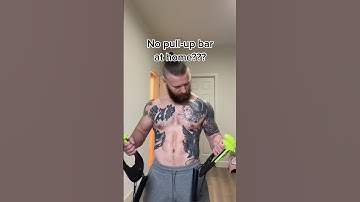 No pull-up bar at home? No more excuses! #pullups #homeworkout #shorts