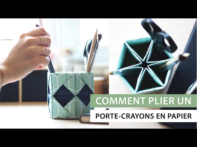 Organiseur de Bureau en Carton DIY Avec Compartiment Secret 🕵🏻‍♀️💰 