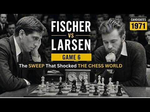The Sweep That Shocked the Chess World | Fischer vs Larsen | Game 6 | Candidates 1971