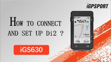 iGS630｜How to connect and set up Shimano Di2