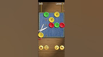 Level 1 Buttons And Scissors 🥵 #button #scissors #famgaming #gameture #puzzle #games #puzzlegame