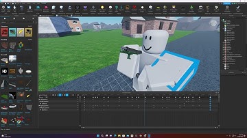 Roblox R15 third person Glock 17 reload animation