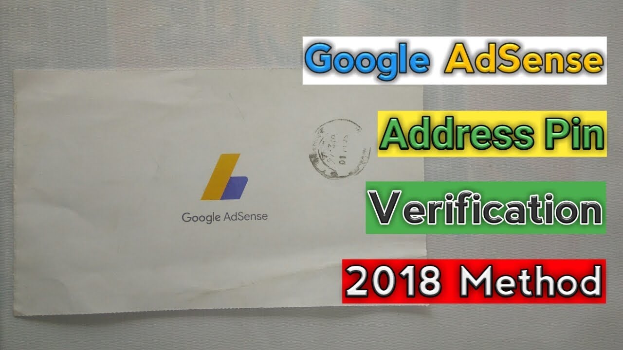 Google AdSense Address verification process 2018 Method in Hindi