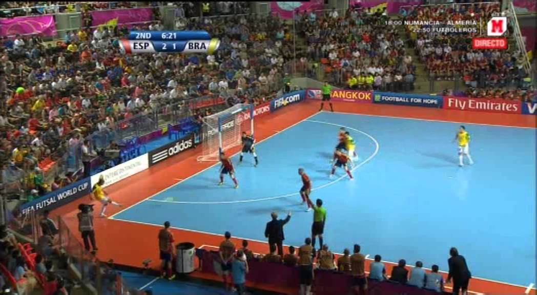 (Futsal Tailandia 2012) Final completa: España 2 - 3 Brasil