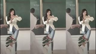 Korean Teacher Dancing With Student Viral instagram Video | Viral Korean Teacher Tiktok Dance video