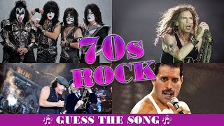 Can you name the 70s ROCK Hits? | MUSIC QUIZ | GUESS THE SONG