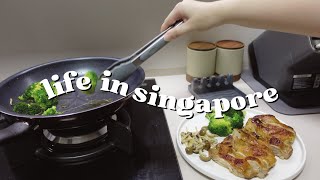 Life in Singapore | Married couple's Valentines, cooking simple meals at home