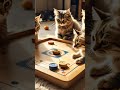 Cats looks at carrom board #cat #tinycat #follow2explore #ai