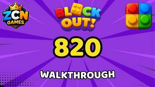 Block Out Level 820 Walkthrough | Full Solution