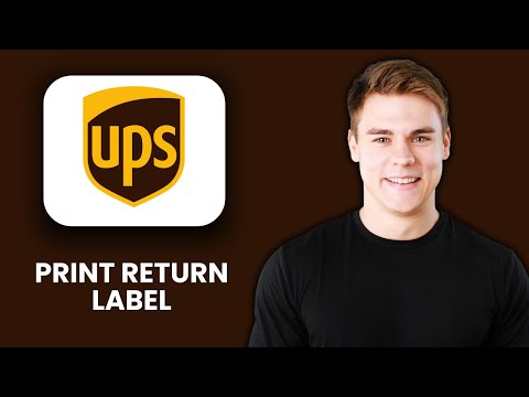 NEW How to Print UPS Return Label 2025 Step-by-Step Shipping Returns Guide