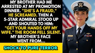 Brother Had Me Arrested at My Promotion — A 5-Star Admiral’s 6 Words Changed Everything...