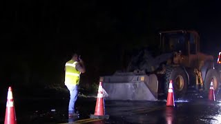Large water main break impacting residents in Waterbury and Watertown