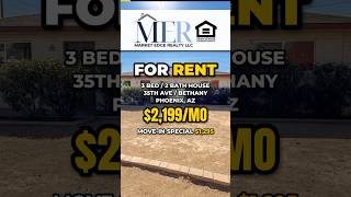 3 Bed House for Rent in Phoenix, AZ (35th Ave & Bethany) with an RV Gate: Full Tour
