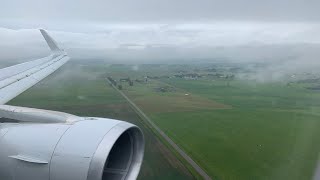American Airlines Airbus A319 Descent and Landing at Kalispell