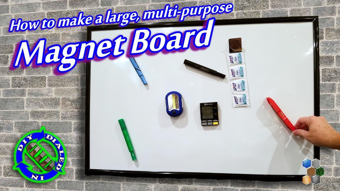DIY Magnetic Bulletin Board