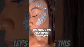 Quick & Easy Alien Halloween Makeup Tutorial #halloween