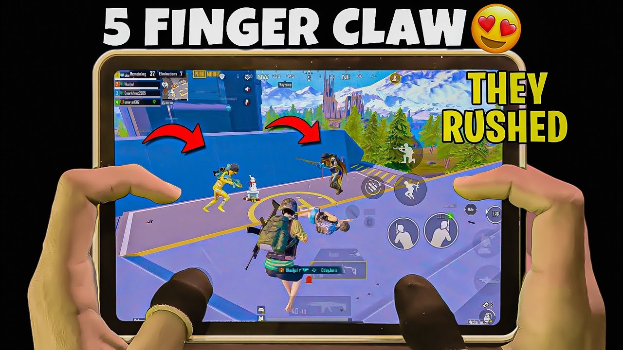 Best HANDCAM 5 Finger + Gyroscope ️ PUBG Mobile - YouTube
