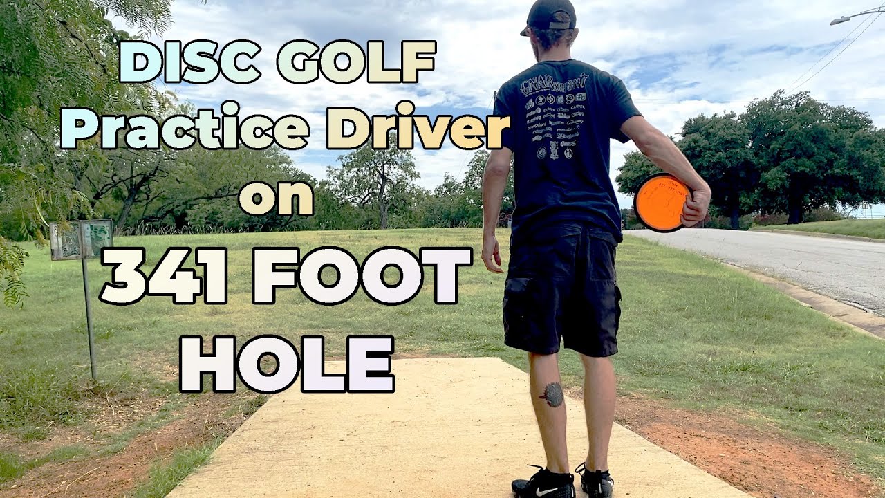 Practice Disc GOlf throw on hole 6 YouTube