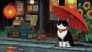 Under Quiet Lanterns.. 🌙🐈‍⬛🔔 / Lo-fi Beats for Study, Relax, Sleep