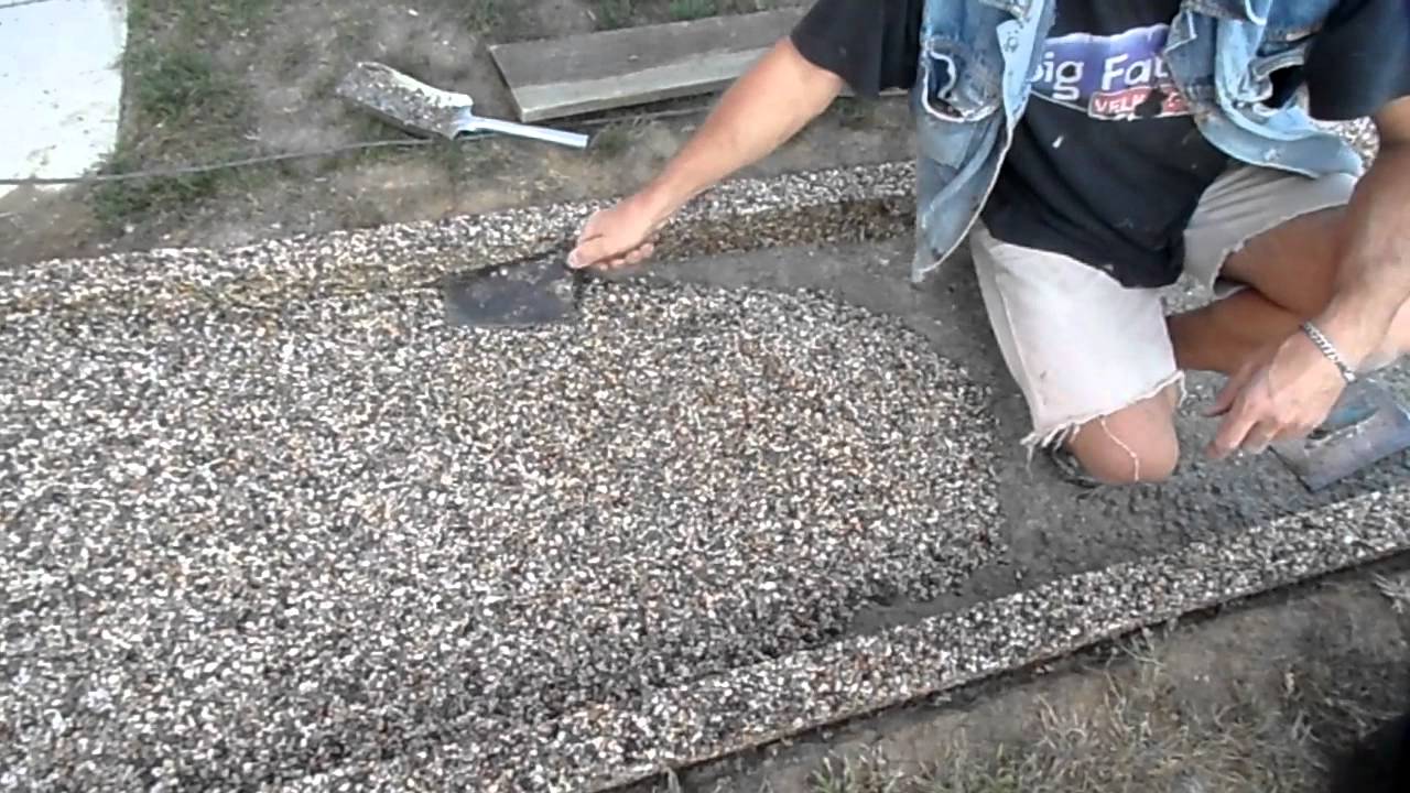 Image 65 of Pea Gravel And Epoxy Patio