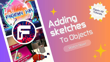 Figmin XR - Sketch Editor - How to add sketches to objects