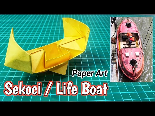 Origami Rowing Boat Origami Lifeboat