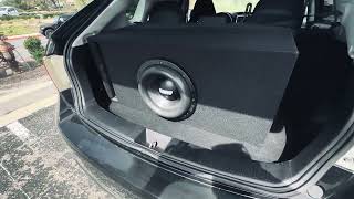 SUNDOWN AUDIO X12V3 SUBWOOFER & 2500.1 CRESCENDO AMP