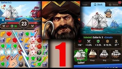 Pirates & Puzzles - Gameplay (iOS , Android) Tutorial  # 1