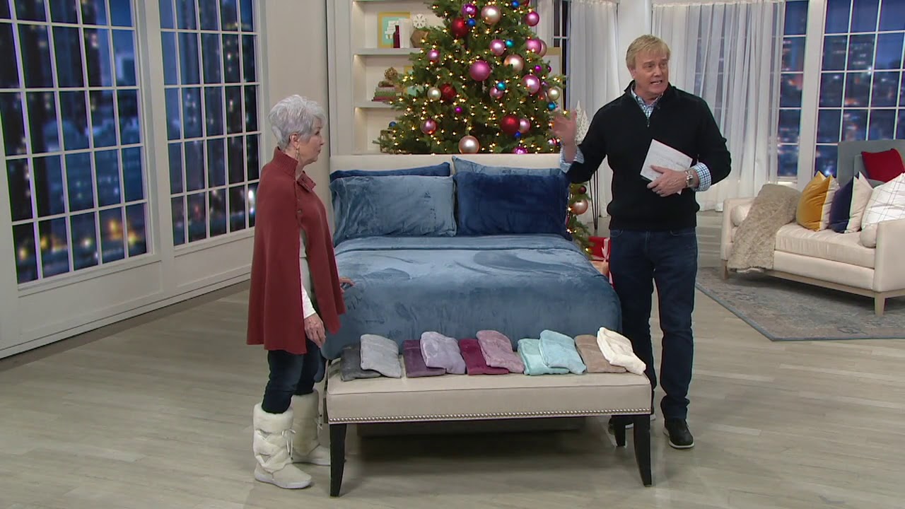 Berkshire Blanket Velvet Soft Sheets w/ Extra Pillowcases on QVC YouTube