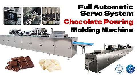 Chocolate Depositing Line|Full Automatic One Shot Chocolate Depositing Line|Chocolate Moulding Line