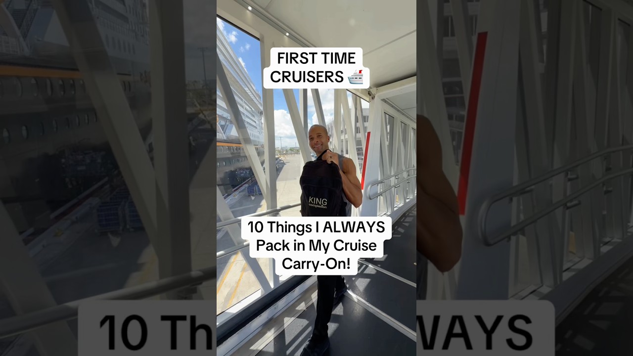 10 Things I ALWAYS Bring in My Cruise Carry-On Bag!