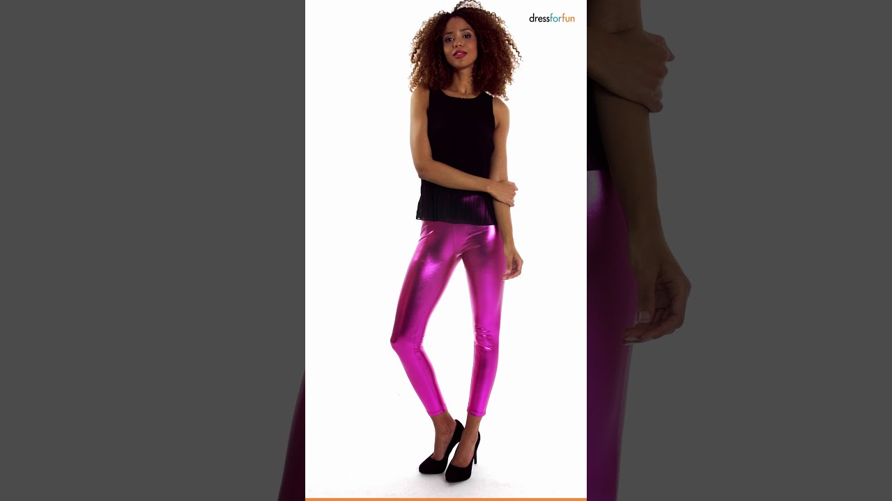 Metallic-Leggings pink | dressforfun