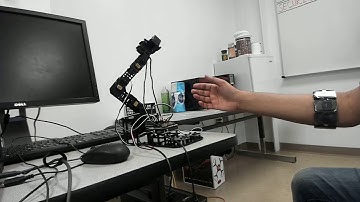 Controlling Arduino based Robotic Arm through EMG data using MYO Band