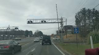 Driving on Lawrenceville Suwanee rd from Lawrenceville to Suwanee