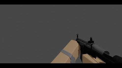 Scar PDW Fire/Reload/Idle Animation — Blender