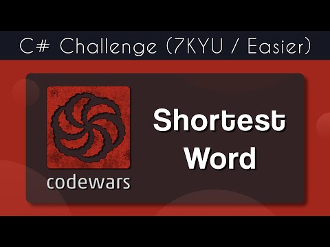 C# Shortest Word