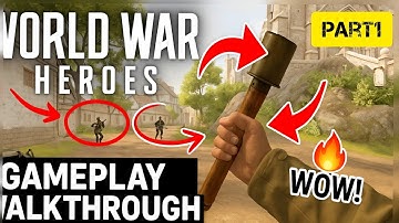 World War Heroes - Gameplay Walkthrough Part 1 - Tutorial (iOS, Android)