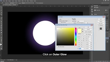 Adobe Photoshop CS6 How To Create A Moon In Photoshop