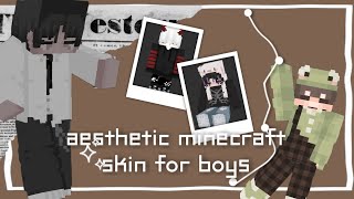 ★̶̲୨10 Minecraft skin for boys!aesthetic,cute,and grunge୧ぅ ་ ᳝ ◝♠ screenshot 5
