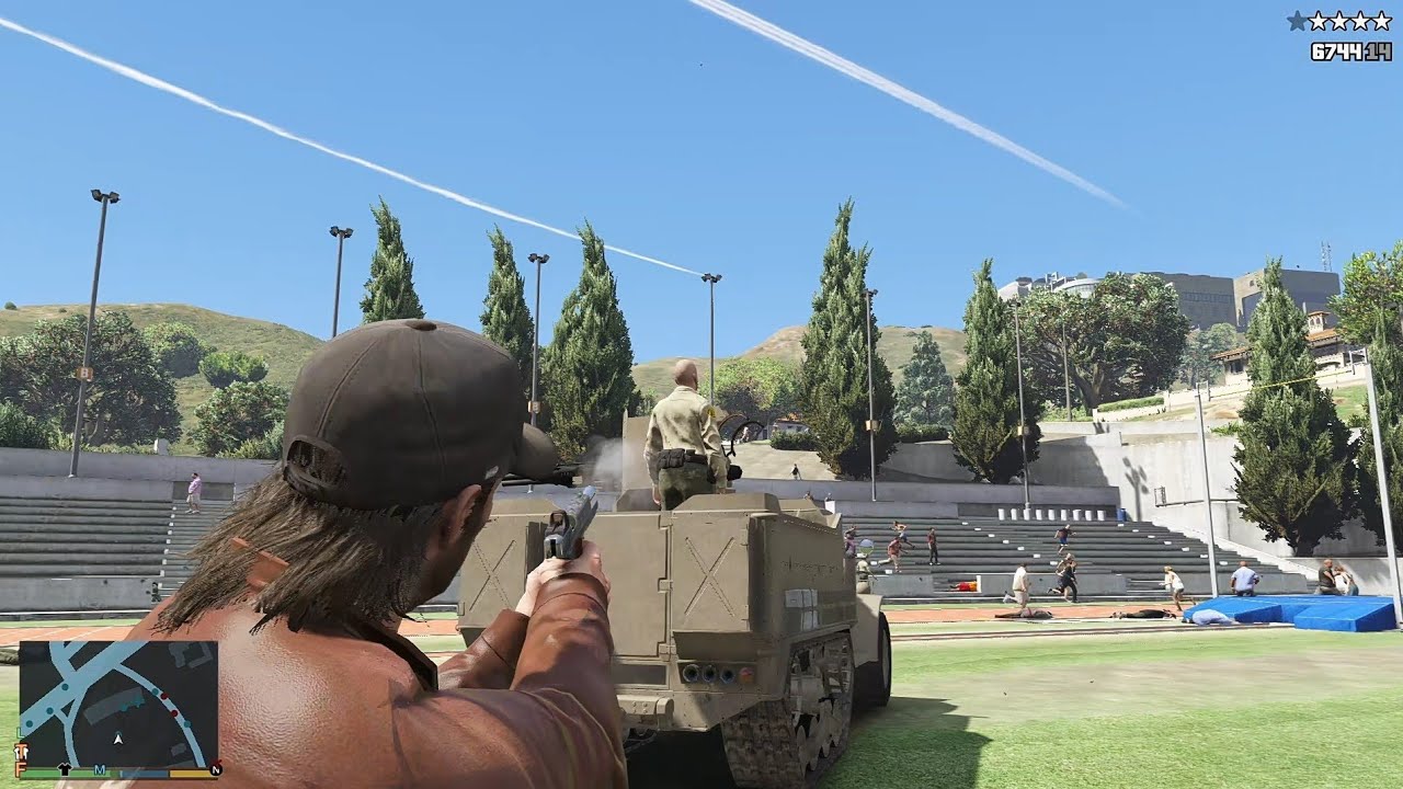 GTA 5 - The ULSA Sports Event Massacre + Five Star Chase Escape - YouTube